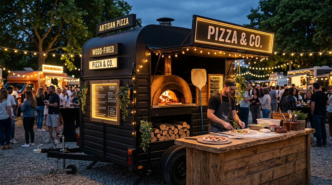PIZZAWERK Mobiler Holzofen Anhänger